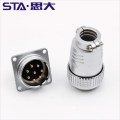 UL Certified P28 Circular Connector,PLS-28 APEX 20 24 26 31pin Metal Connector